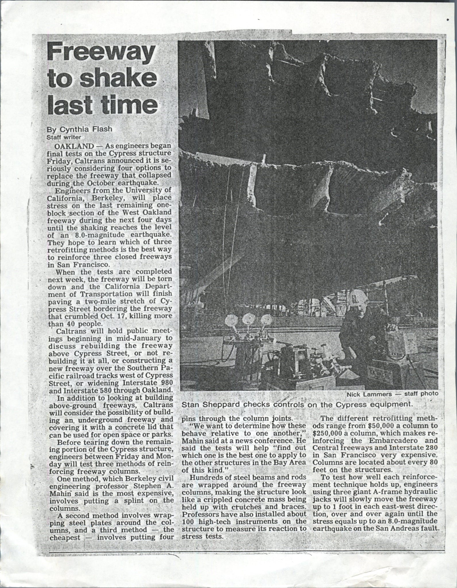 EARTHQUAKE ARTICLE