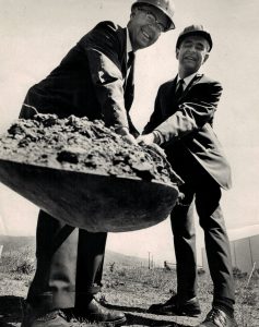 Harry Sheppard and Charles Bull 1965 Groundbreaking